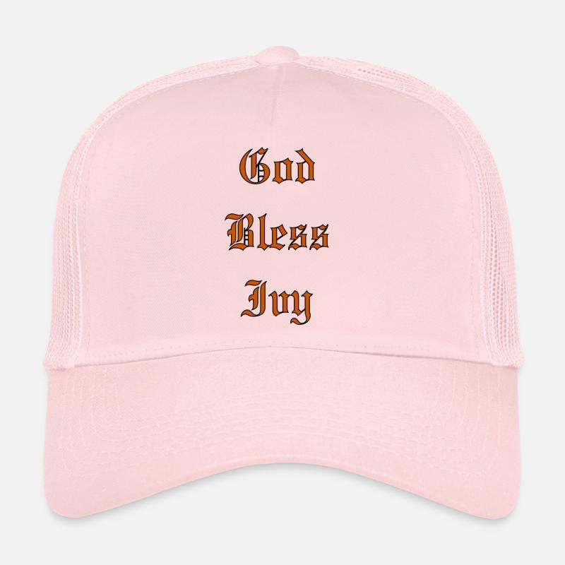 GodBlessIvy - Trucker Cap - Hellrosa