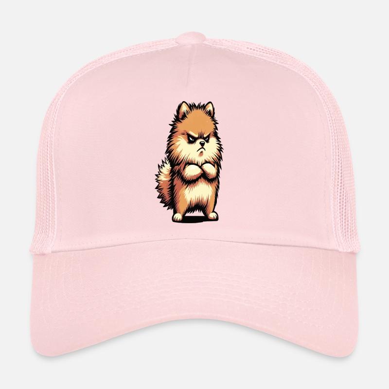 Pomeranian Dwarf Spitz Dwarf Spitz Holder Spitz Trucker Cap