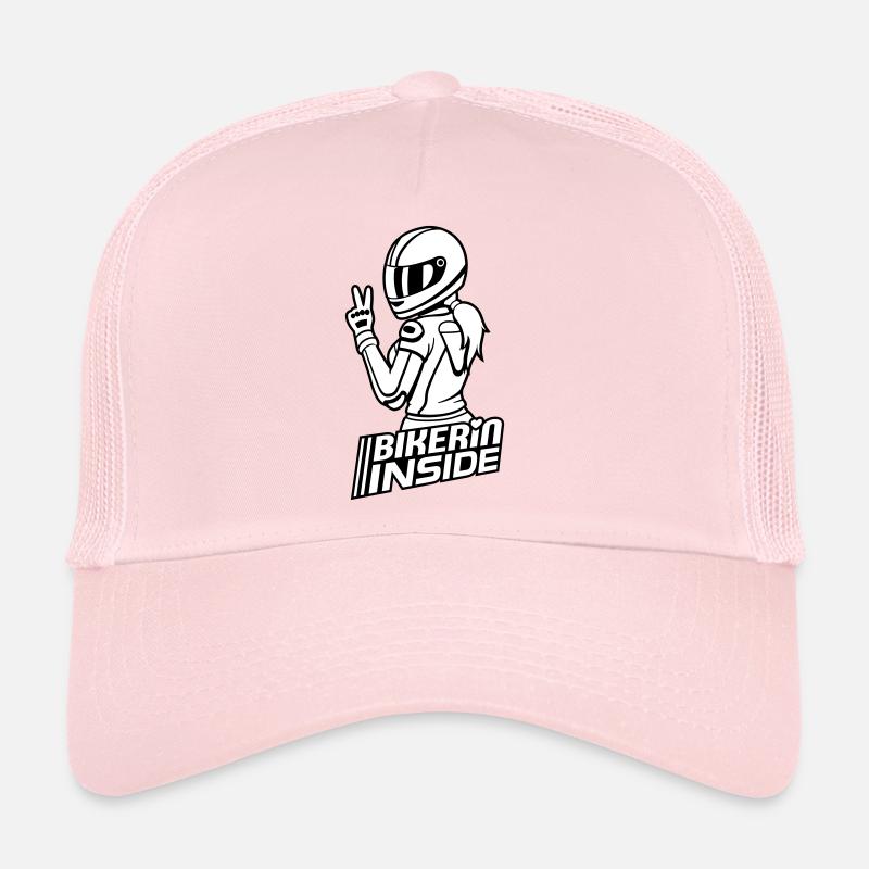 Bikerin inside (Farben änderbar) Trucker Cap