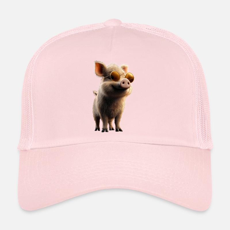 Wild boar Wild boar Wild boar Pig Hunter Trucker Cap