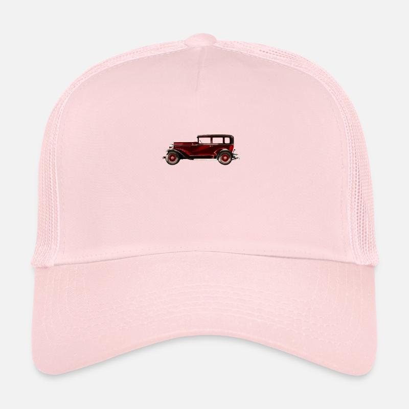 Retro Auto - Trucker Cap - Hellrosa
