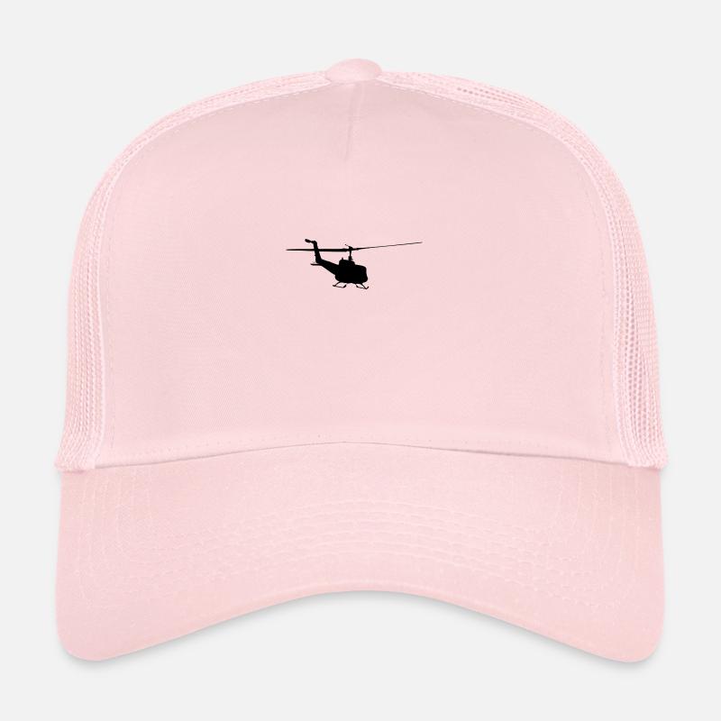 helicopter - Trucker Cap - pale pink