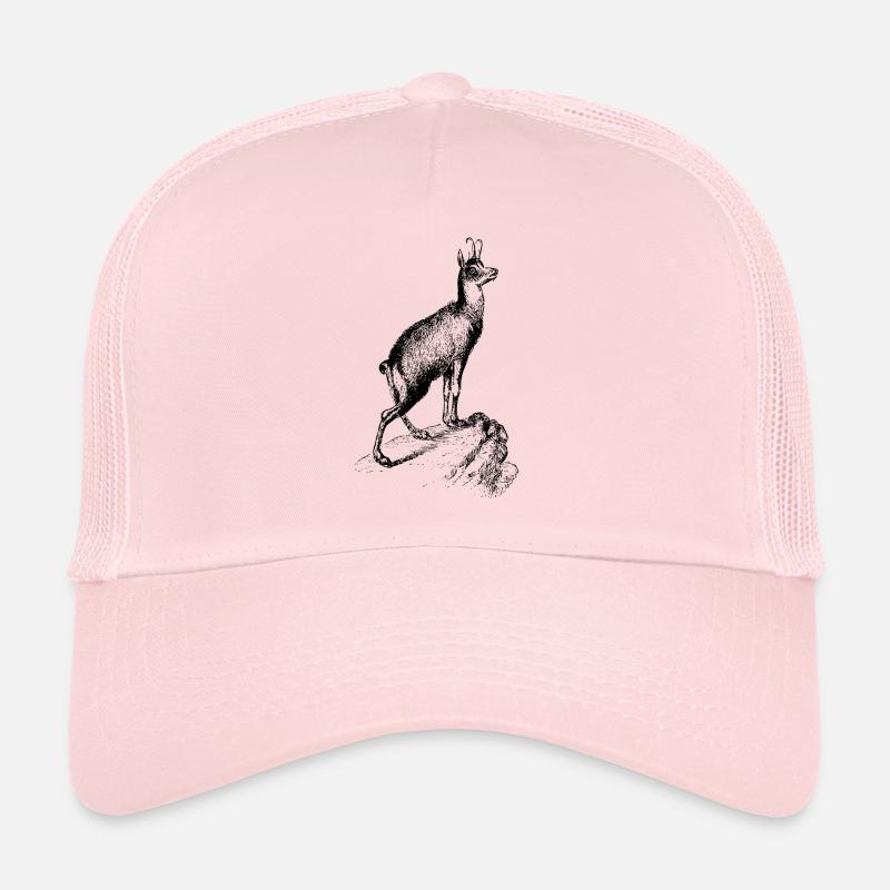 antilope antelope impala hartebeest kudu oryx papa - Trucker Cap - Hellrosa