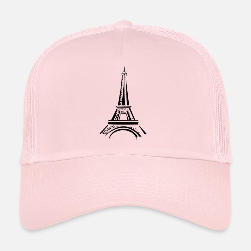 Eiffelturm - Trucker Cap - Hellrosa