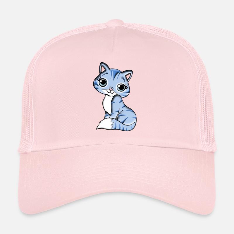 Katze Kätzchen Mietze Mietzekatze Tier Trucker Cap