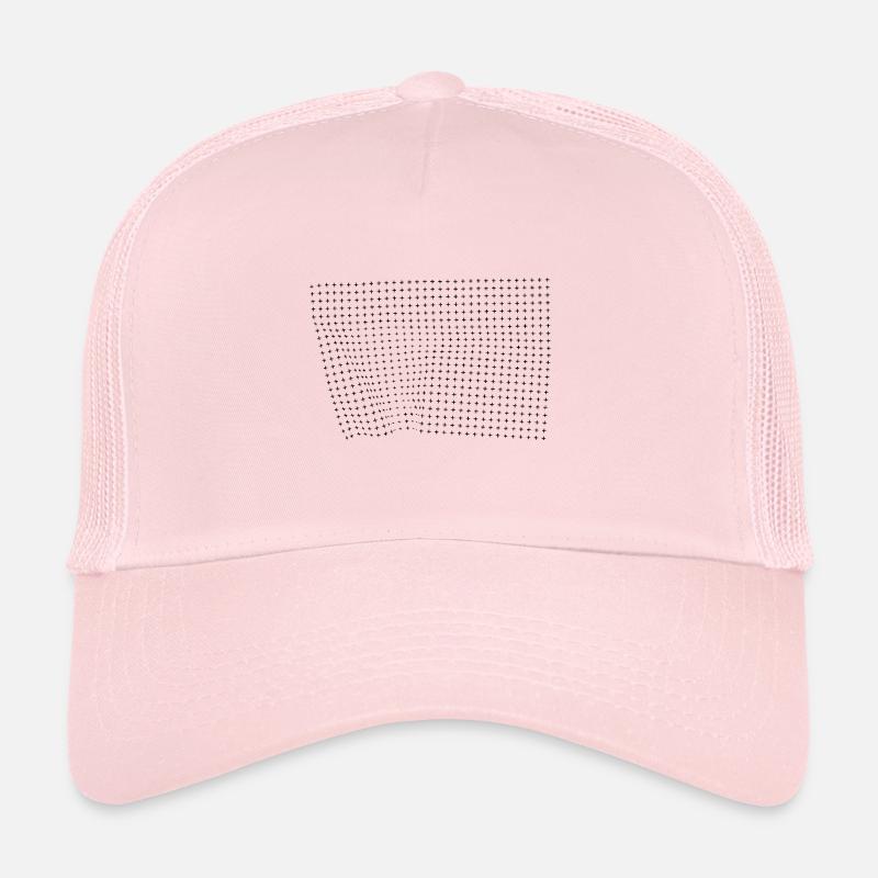 Illusion d'optique d'un effet de froissement Casquette trucker 