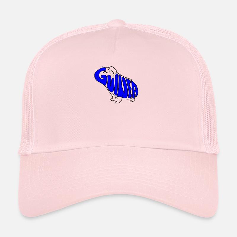 Cochon d’Inde bleu Casquette trucker 