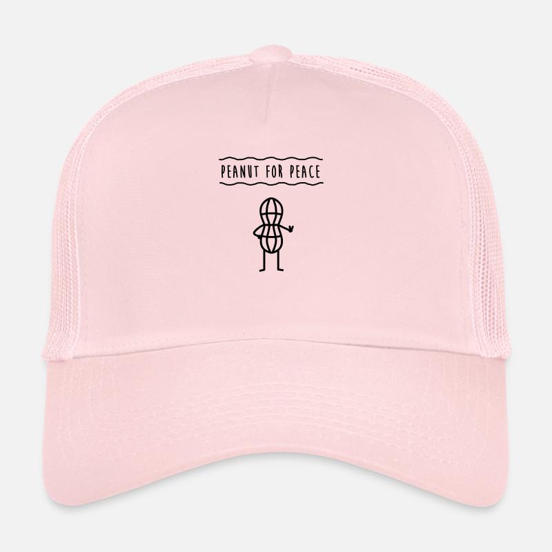 Erdnuss für Frieden - Trucker Cap - Hellrosa
