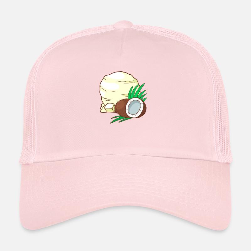 Crème glacée à la noix de coco crème glacée crème glacée crème glacée crème glacée Casquette trucker 
