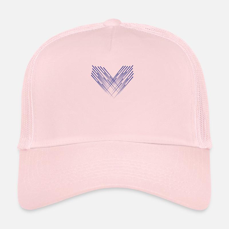 A unique heart Trucker Cap