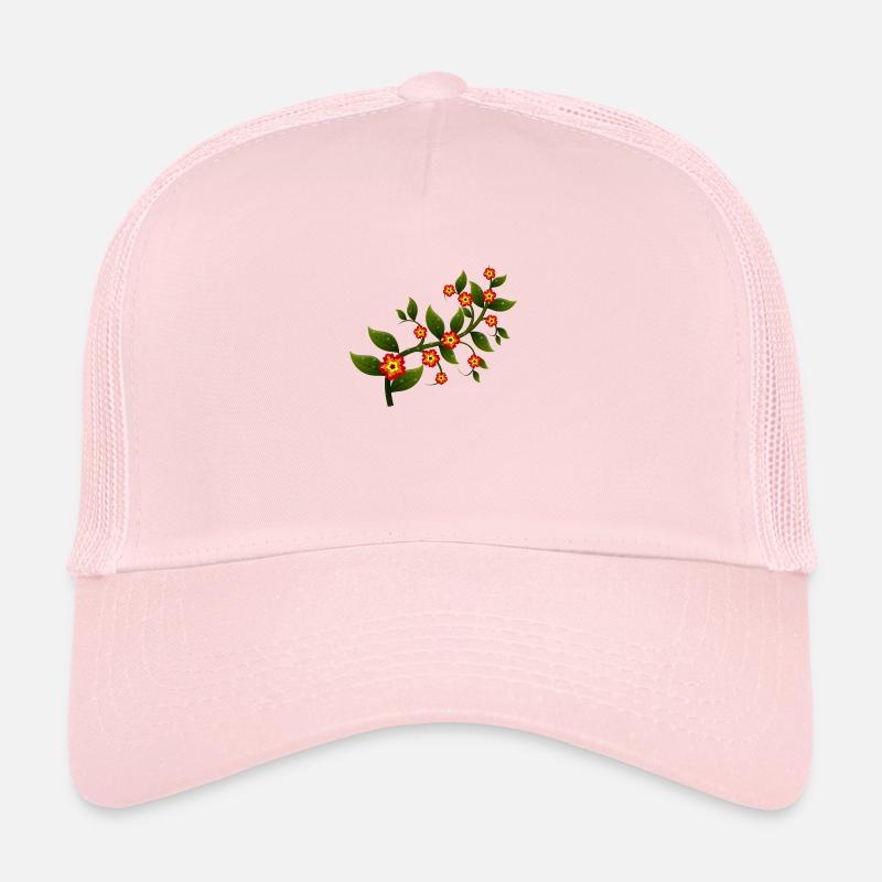 fleurs Casquette trucker 