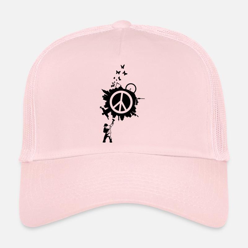 World peace Trucker Cap