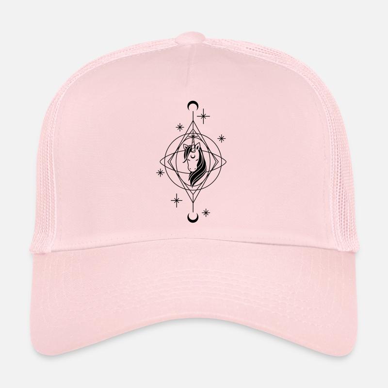 Einhorn Boho - Trucker Cap - Hellrosa