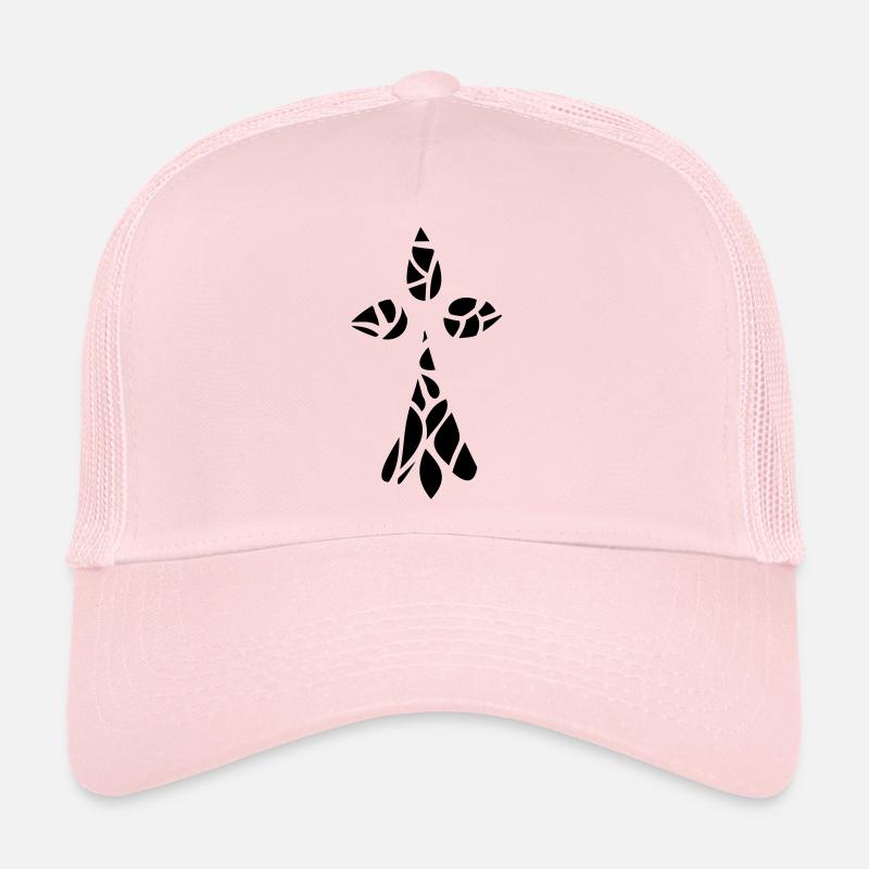 Hermine - Casquette trucker  - rose pâle