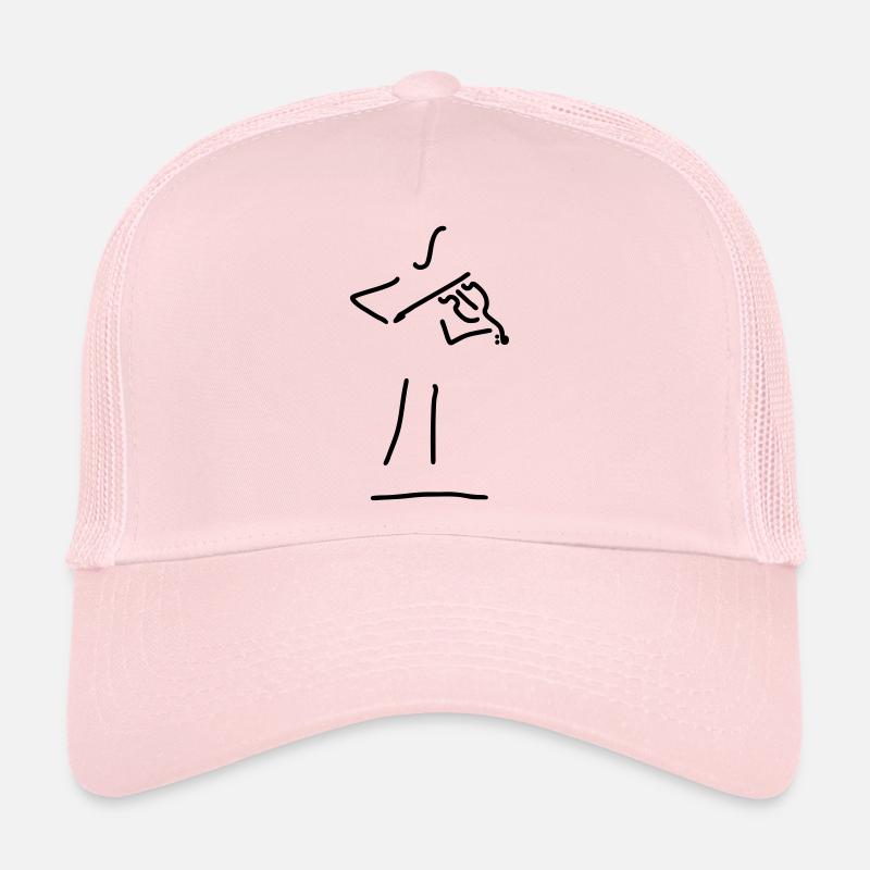geigerin mit violine - Trucker Cap - Hellrosa