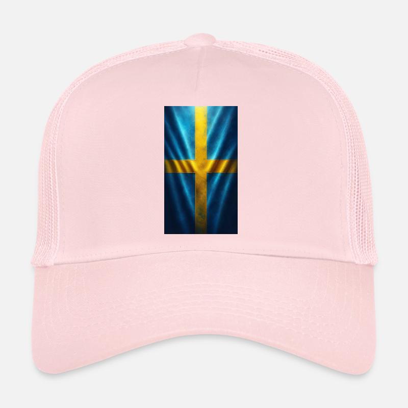 Le drapeau suédois Casquette trucker 