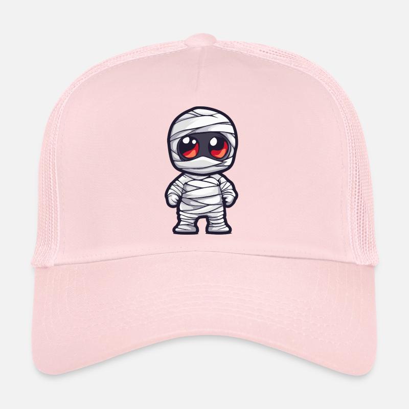 Mummy Halloween Cute Comic Trucker Cap
