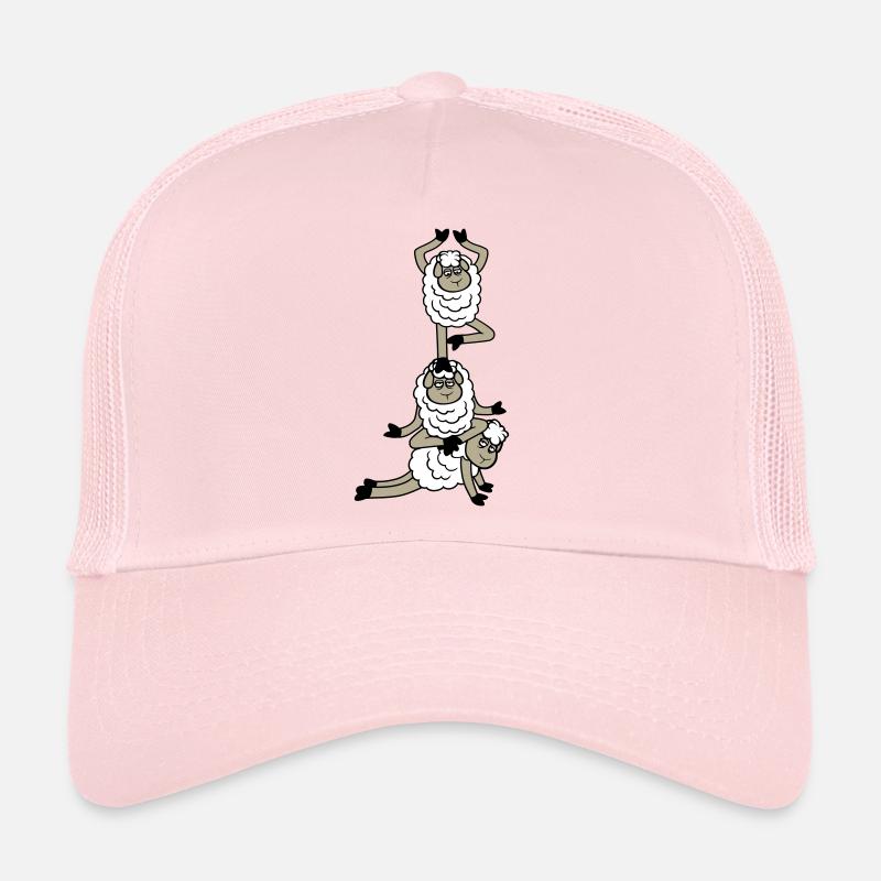 Tired_Sad_Sleepy_Sheep_Yoga_Meditating_5 Trucker Cap
