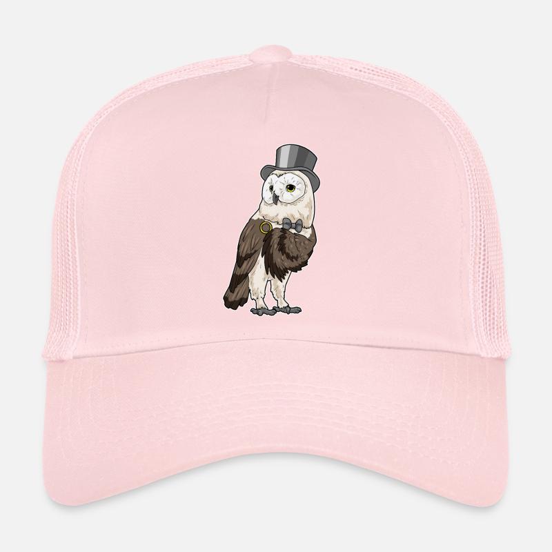 Eule Bräutigam Ehering Hochzeit Trucker Cap