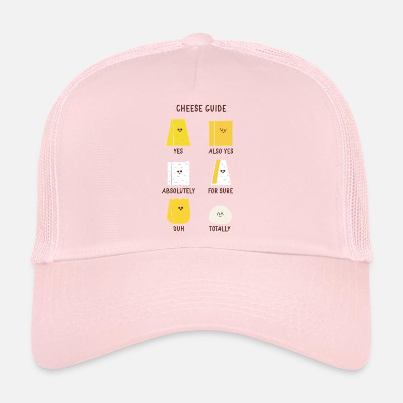 Guide du fromage mignon pour les passionnés de fromages Chef Casquette trucker 