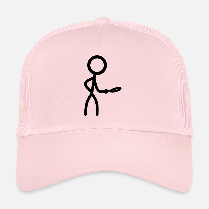 Stickman with magnifying glass Trucker Cap