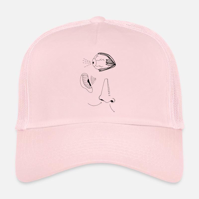 Nose ear eye gift idea organs Trucker Cap