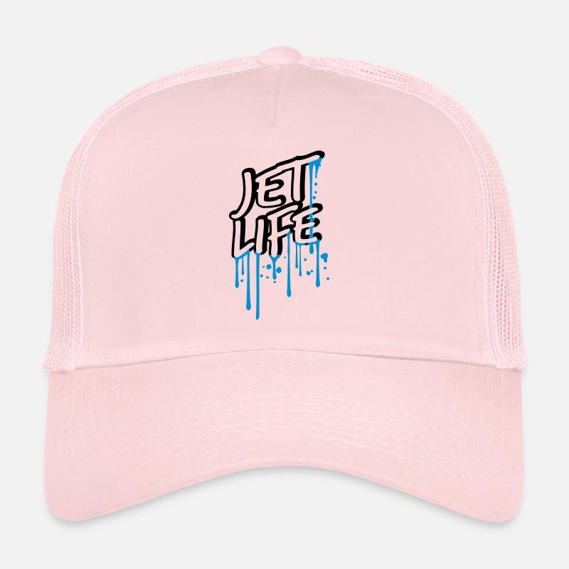 wet drops graffiti spray stamp cartoon comic Trucker Cap