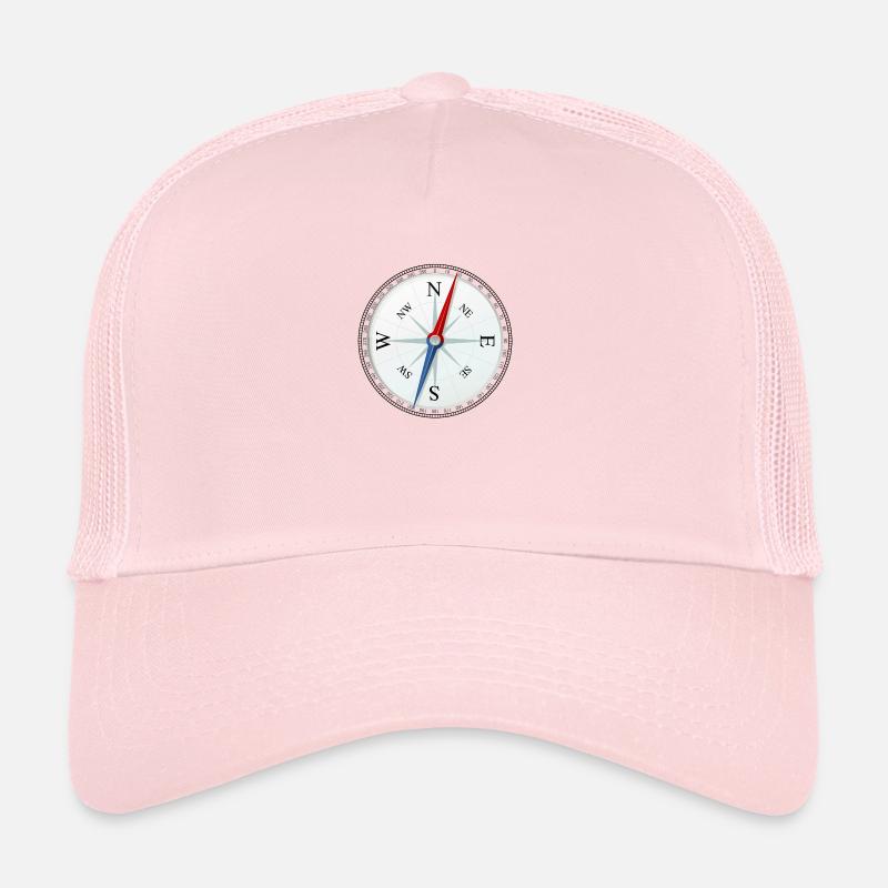 Kompass - Trucker Cap - Hellrosa
