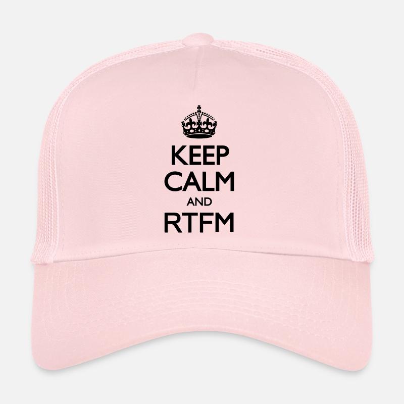 Keep calm and RTFM Trucker Cap