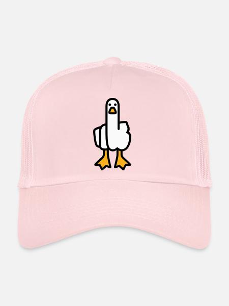 Statement Goose - Trucker Cap - pale pink - Front