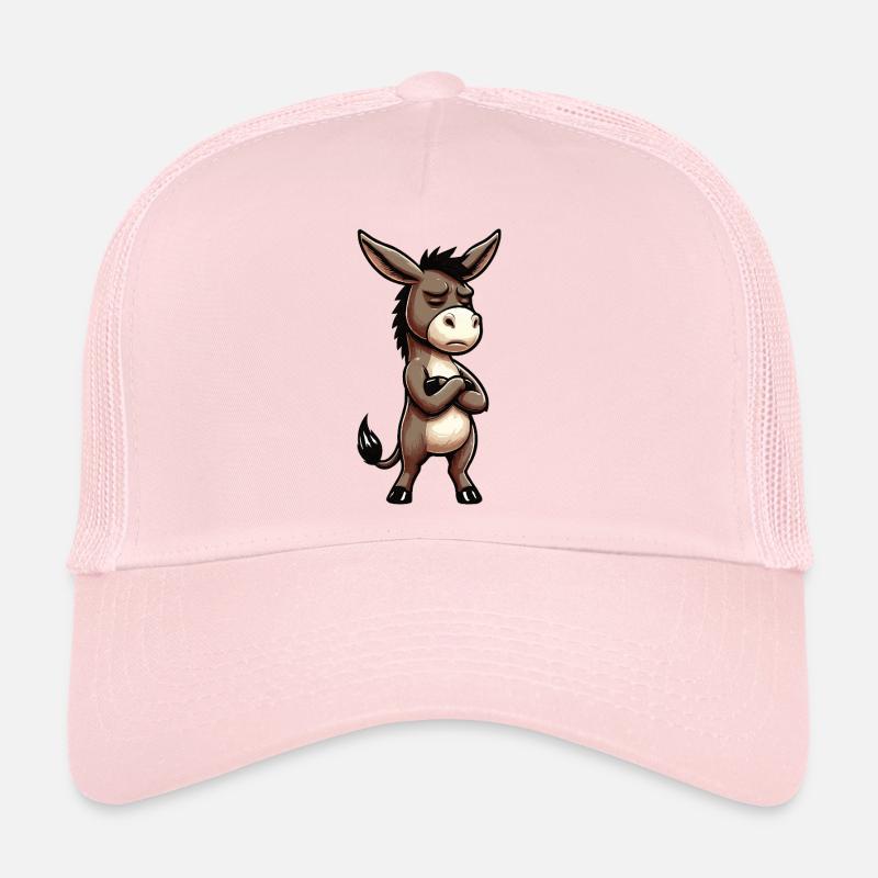Donkey Donkey Donkey Holder Muli Long-Eared Donkey Muli Trucker Cap