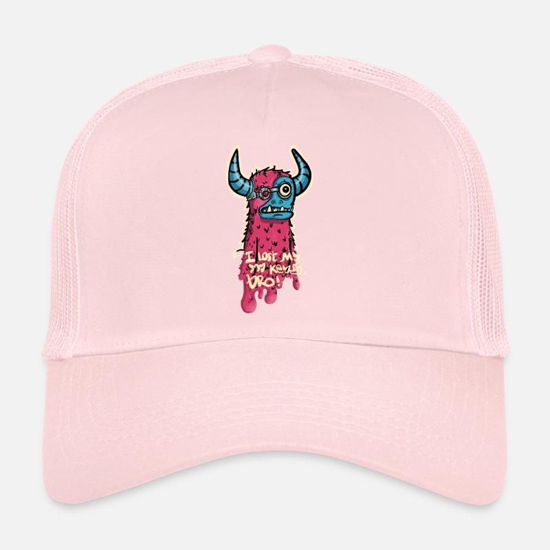 Monstre Rose à Cornes Cyber Casquette trucker 
