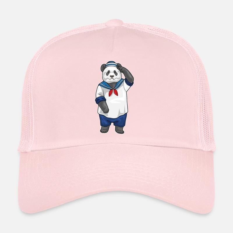 Chapeau de marin panda Casquette trucker 