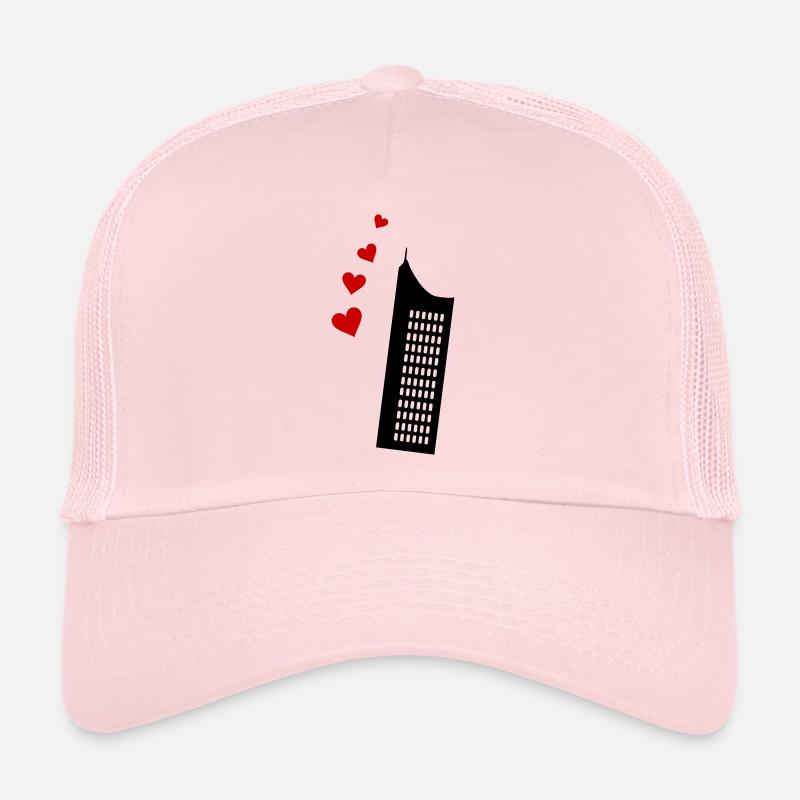 Leipzig Uniriese MDR Gebäude - Trucker Cap - Hellrosa