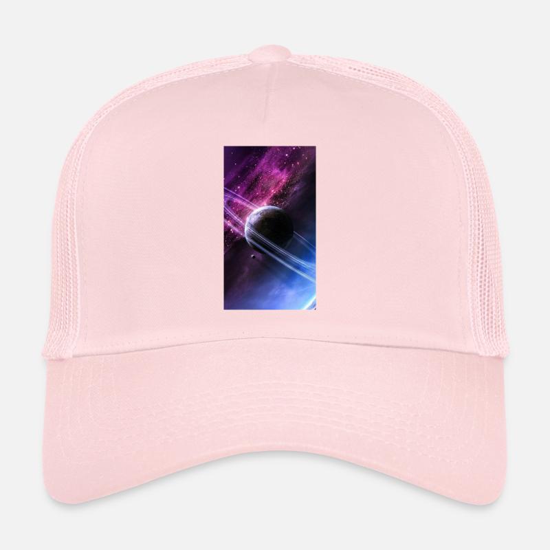 erhaltene Galaxie - Trucker Cap - Hellrosa