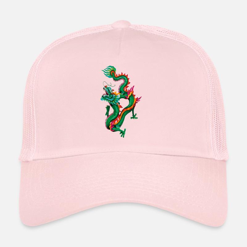 Magischer Drache - Trucker Cap - Hellrosa