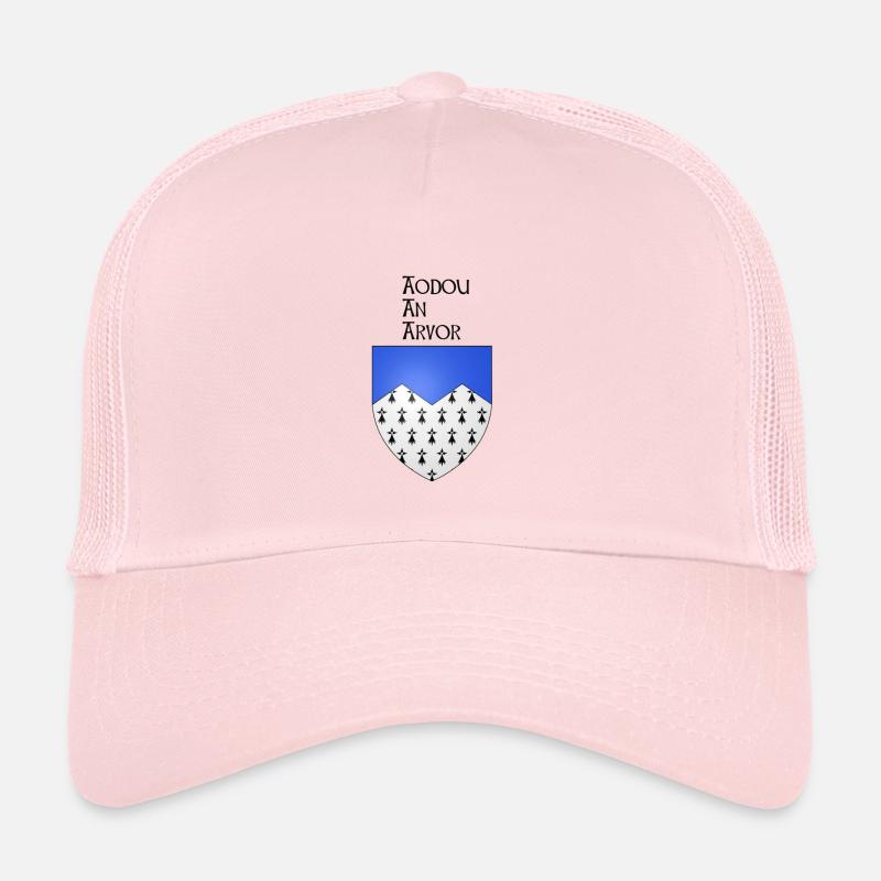 aodou an arvor / coast of armor - Trucker Cap - pale pink