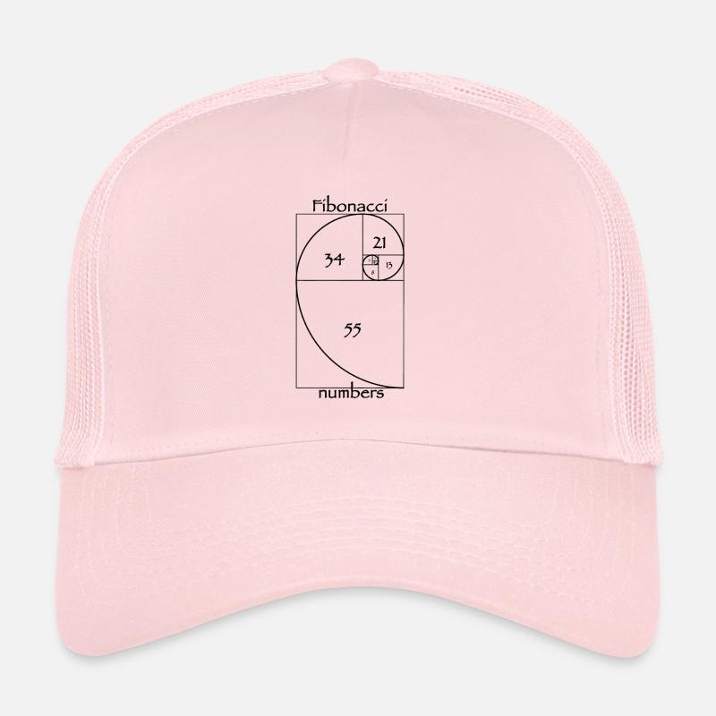 Fibonacci-Zahlen - Trucker Cap - Hellrosa