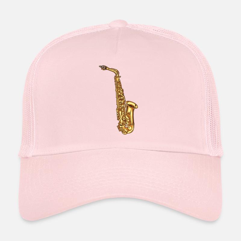 Saxophone saxophone - Trucker Cap - pale pink