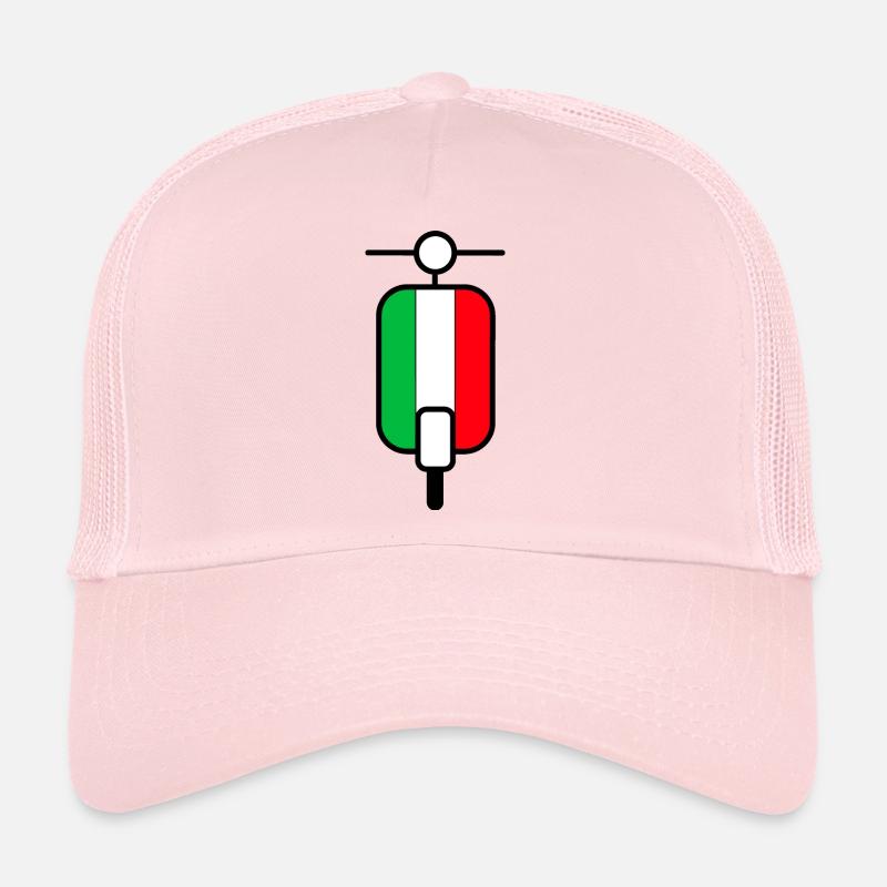 Scooter Roller Italien - Trucker Cap - Hellrosa