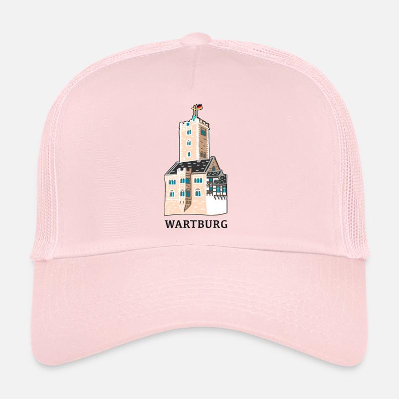 Wartburg bei Eisenach, Thüringen - Trucker Cap - Hellrosa