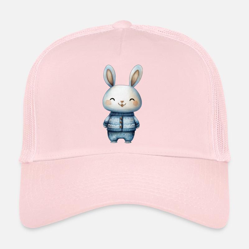 Petit Lapin Adorable – Illustration Tendresse Casquette trucker 