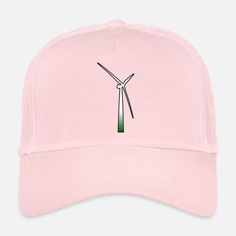 windmill windmuehle wind turbine windrad11 Trucker Cap