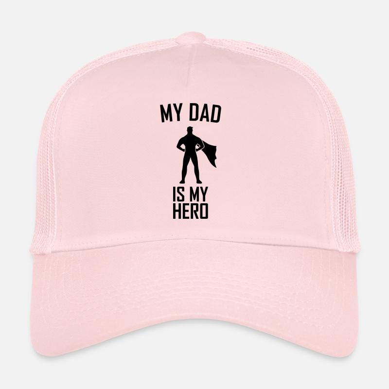 Mon père est mon héros super-héros Casquette trucker 