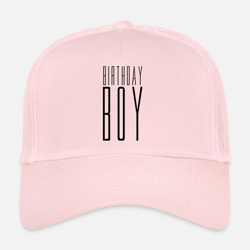 text Birthday boy geburtstag feiern party jubilaeu Trucker Cap