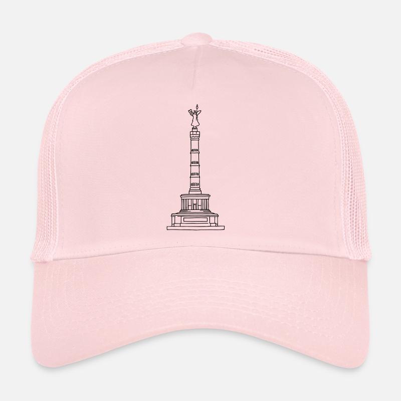 Siegessäule Berlin - Trucker Cap - Hellrosa