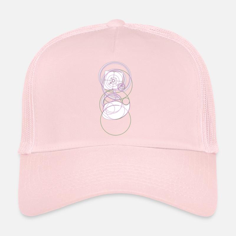 Éclore en équilibre – la fleur du Nombre d’Or Casquette trucker 
