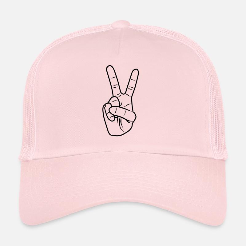 Finger - signaux de la main Casquette trucker 