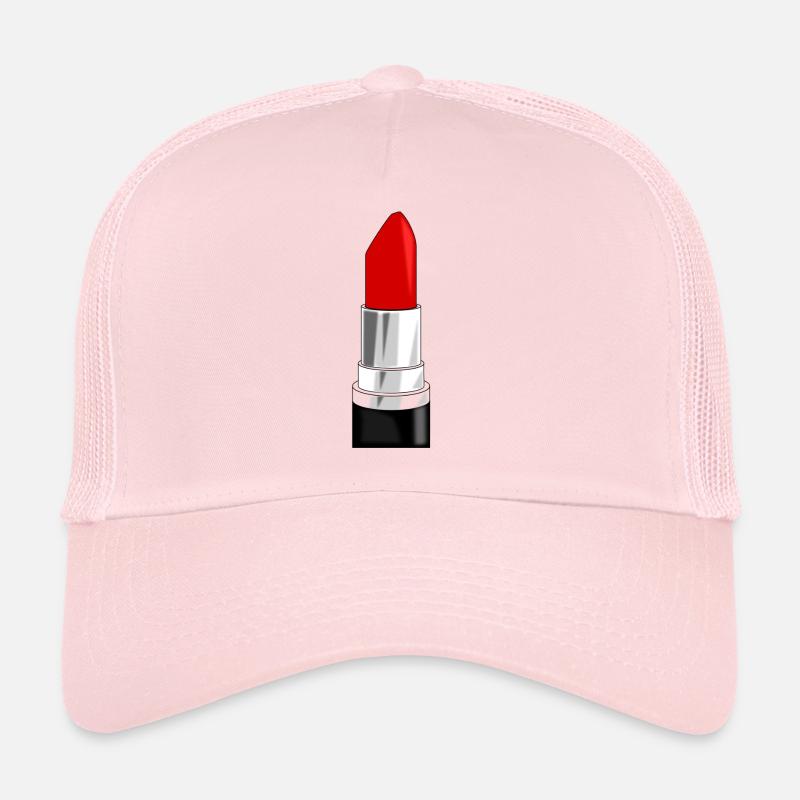 lipstick - Lippenstift rot Trucker Cap