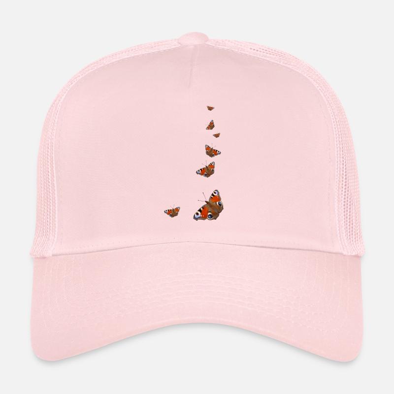 Butterfly wing peacock butterfly insect spring Trucker Cap